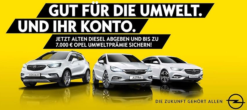 Die Opel Umwelt-Prämie!